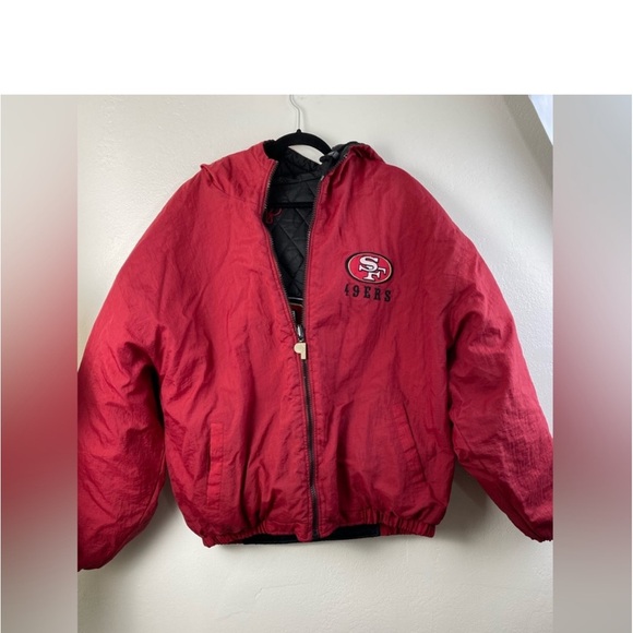 Vintage~Reversible San Francisco 49s Jacket - Picture 1 of 15